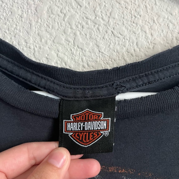 Harley-Davidson Black Graphic T-Shirt for Men - Picture 10 of 10